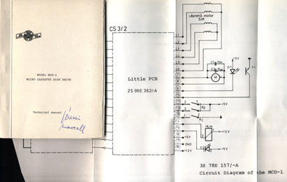 MCD-1 plans and Janosi's signature